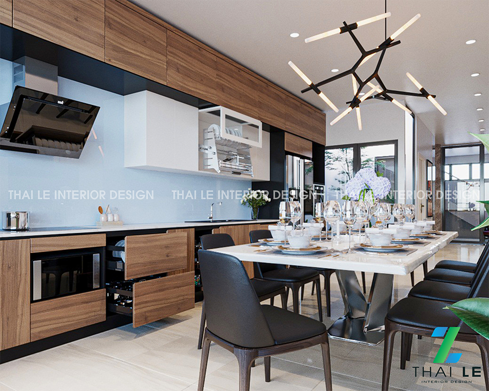 Thiết kế nội thất nhà phố Melosa Khang Điền Q9